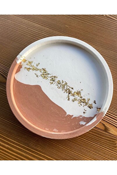 Ev Candles Dekoratif Yuvarlak Sunumluk Tepsi 21 cm