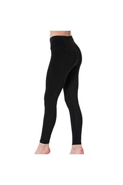 by İGP Flexible and Seasonal Black Lycra Women's Tights - Long