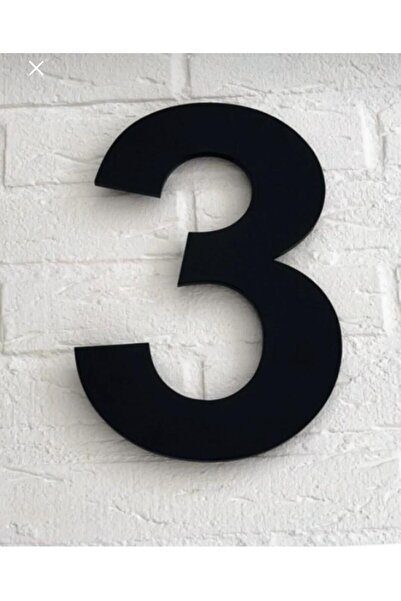 tera reklam Kapı Numarası 10cm Siyah Pleksi(TÜM NOLAR MEVCUT SORUSOR KISMINDA...