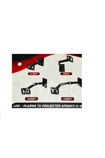 EYE PC KARAVANLARA ÖZEL TV YADA MONİTÖR MÖNİTÖR ASKI ASMA APARATI ALETİ 3 KOL...