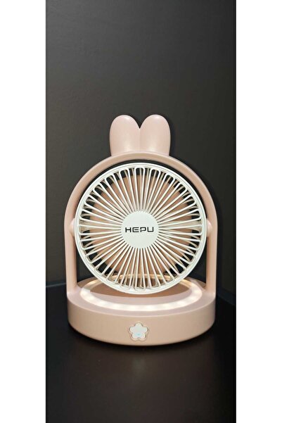 poebgo HEPU Mini Şarjlı Masa Üstü Vantilatör USB Fan 3 kademeli fan ayarı ve ...