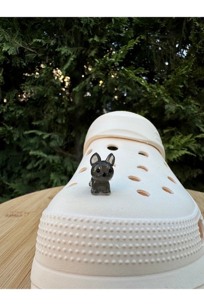 Crocs Karanlıkta Parlayan Köpek 3D Terlik Süsü/Köpekli Üç Boyutlu Crocs Charm...