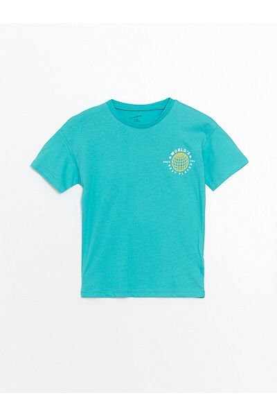 LC Waikiki LCW Baby-Jungen-T-Shirt – Rundhalsausschnitt, kurze Ärmel, bedruckt