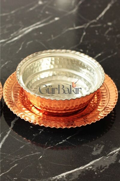GÜR BAKIR Bakır Kase Çorba Beyran Kelle Paça Sunum Ikram Tabaklı Kase Servis ...