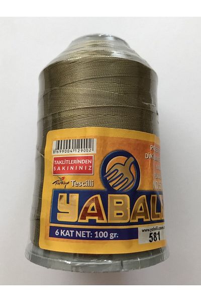 Yabalı 100 Gram Polyester No:50. 6-layer Needle Lace Thread.