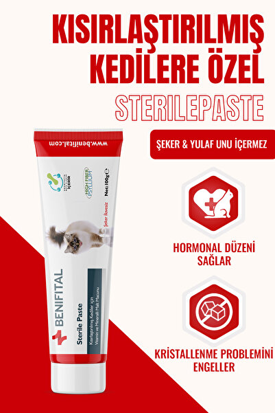 Sterile Paste 100 gr Kısırlaştırılmış Kediler Için Vitamin Ve Mineralli Malt Macun