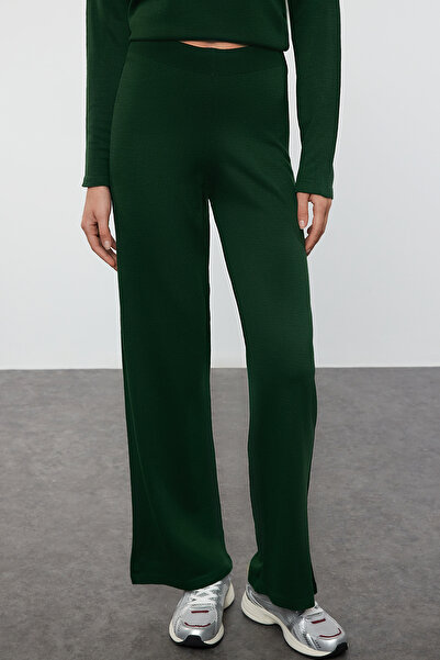 Trendyol Collection Dark Green Knitwear Set - Lower & Upper Set Twoaw23Au00244