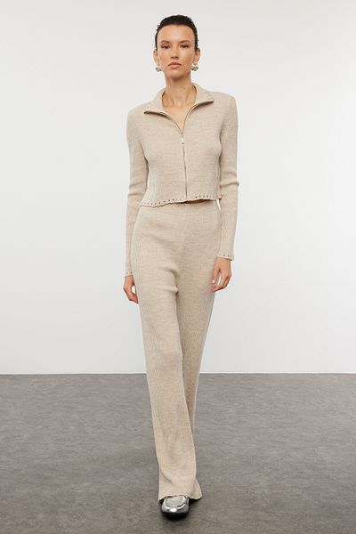 Trendyol Collection Stone Detailed Knitwear Set - Lower & Upper Twoaw25Au00017