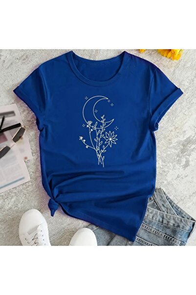 fabriflow exclusive Unisex Moon Pattern T-Shirt