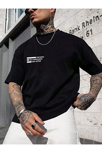 fabriflow exclusive تي شيرت بتفاصيل نص للجنسين