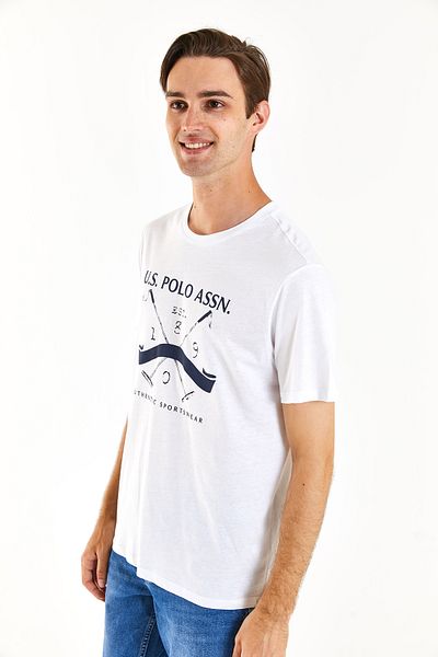 U.S. Polo Assn. Ανδρικό μπλουζάκι Polo Assn 1823896 Λευκό - Emas Us