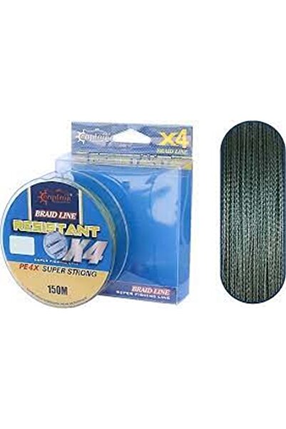 CAPTAIN 4-Piece Resistant Dark Green 1pcs - 0.08mm 5.80kg 150m