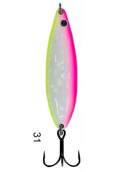 Kendo F2 Spoon 85mm Color 31 30gr --- Pembe Sarı 1ad.