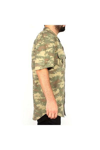 Ersav Πουκάμισο Τύπου Military M Κοντό μανίκι --- --- 1τεμ. Καμο 1 τεμ.