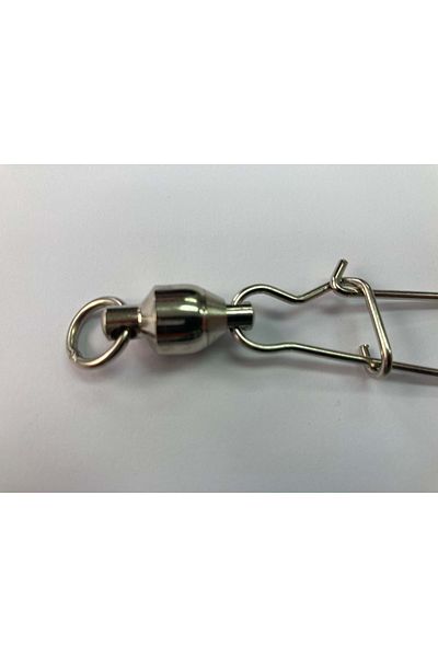 AZİM Azim Locked Clip Swirled Chrome No:12/0 90mm 125kg 92mm 2pcs.Chrome 1pk.