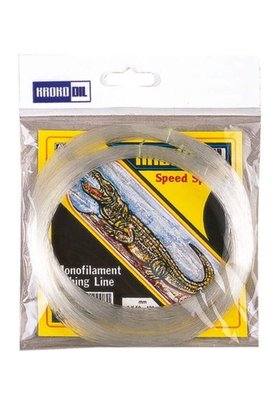 KROKODİL خط تمساح شفاف 0,20 مم - 3.10 كجم، 100 متر.1 قطعة شفافة