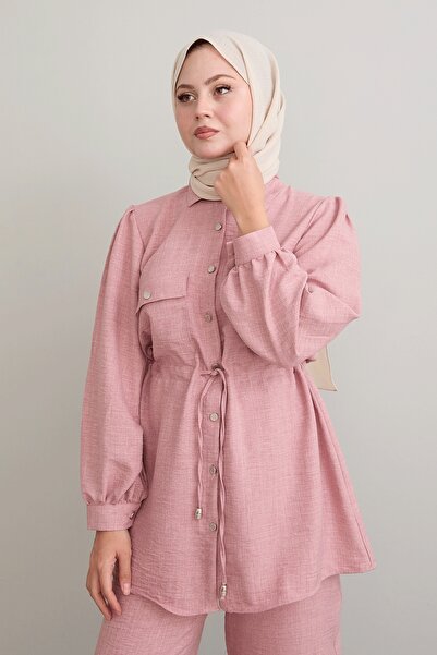 InStyle طقم كتان بودرة - حزام النفق