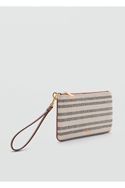 MANGO Woman Geanta cosmetica cu dungi