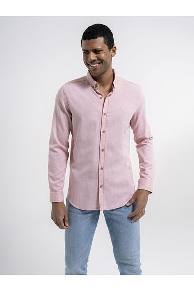 Loft Lf 2035042   Men's Long Sleeve Shirt Red
