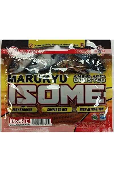 POWER ISOME Marukyu L 110mm --- --- 15ad. Brown 1pk.
