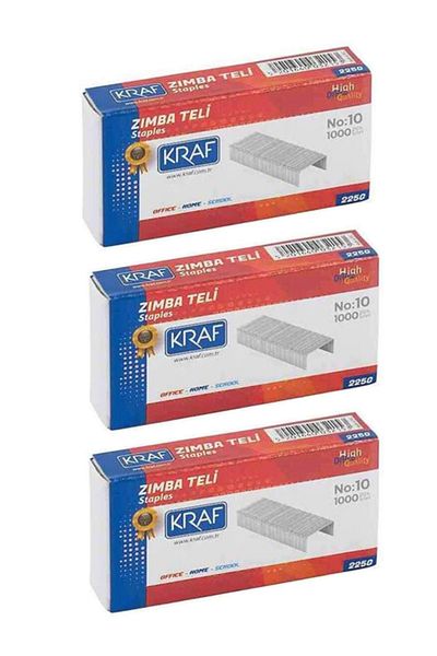 KRAF Staple Wire No 10 - 225G Set of 3 1000
