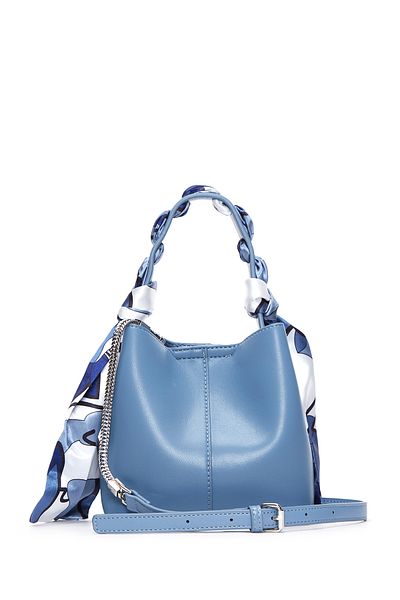 Derimod Blue Women's Crossbody Bag - Long Strap with Accessory Detail 24sbd241418
