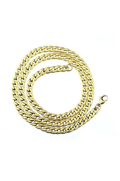 Chavin Men's Steel Chain - Figaro Flat 60 cm, 5 mm, Du15-5