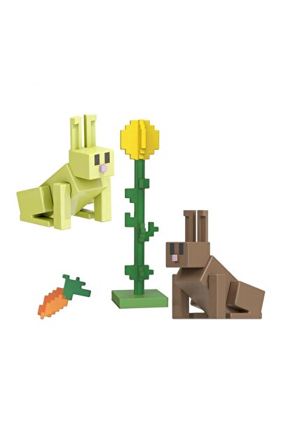 mattel Minecraft Aksesuarlı Figürler Rabbits Gtp08-htn12
