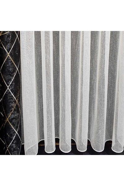 Taç RÜYAPER Tüll Cortină Şantuk Keten Kurșun Normal Pliat 1×2,5