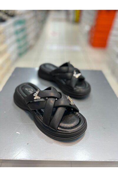 Hacıoğlu Ayakkabı Papuci Zabina pentru dama - cu talpa inalta