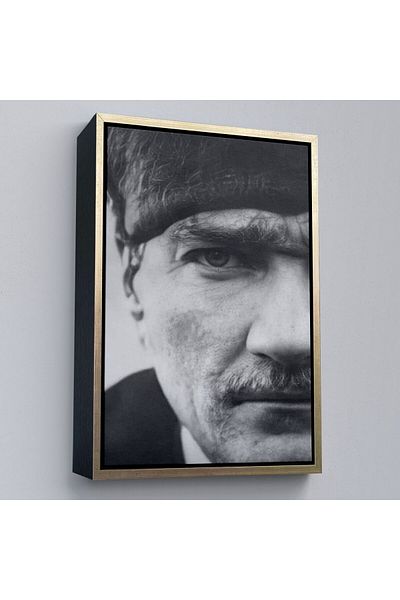 Harita Sepeti Pictură portret Ataturk înrămată Mustafa Kemal Atatürk Pictură decorativă pe pânză dreptunghiulară-142