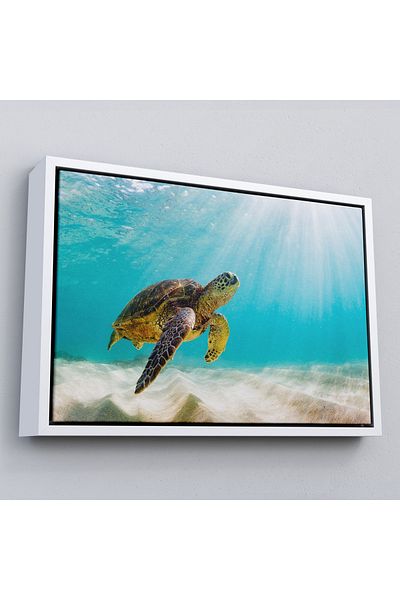 Harita Sepeti Pictură decorativă pe pânză de peisaj marin în cadru-3662