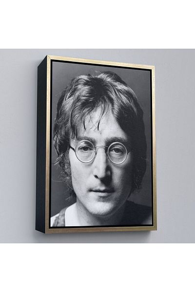 Harita Sepeti Επιτοίχια ζωγραφική σε καμβά John Lennon με κορνίζα-5303