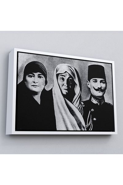 Harita Sepeti Pictură portret Ataturk înrămată Mustafa Kemal Atatürk Pictură decorativă pe pânză dreptunghiulară-136