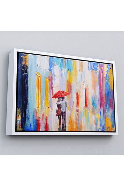 Harita Sepeti Rama maro Umbrelă roșie Valentine Pictură în ulei Aspect Pictură murală pe pânză