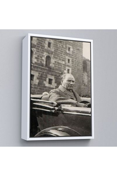 Harita Sepeti Pictură portretă Ataturk înrămată Mustafa Kemal Atatürk Pictură decorativă pe pânză dreptunghiulară-134