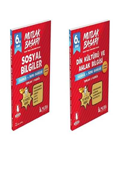 Muba Yayınları MUTLAK BAŞARI  6.Sınıf Din Kültürü Fasikül + Soru Bankası VE M...
