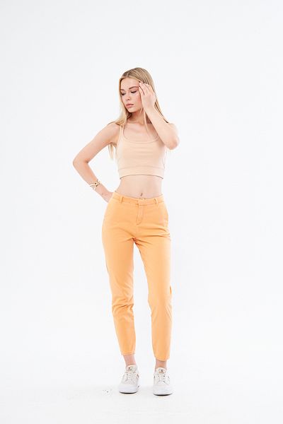 Kutaf Pipe Leg Women's Jean Trousers