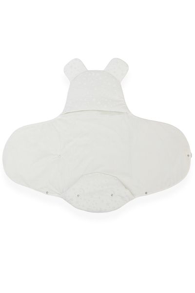 Bebitof Crescent Star Patterned Baby Swaddle and Blanket