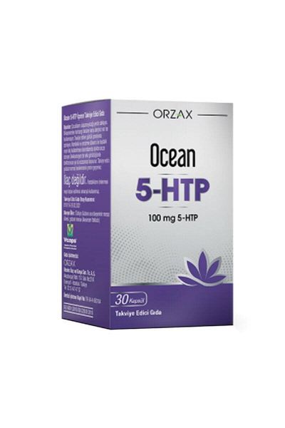Ocean 5-HTP Food Supplement - 30 Capsules, Teeth Whitening Foam Gift