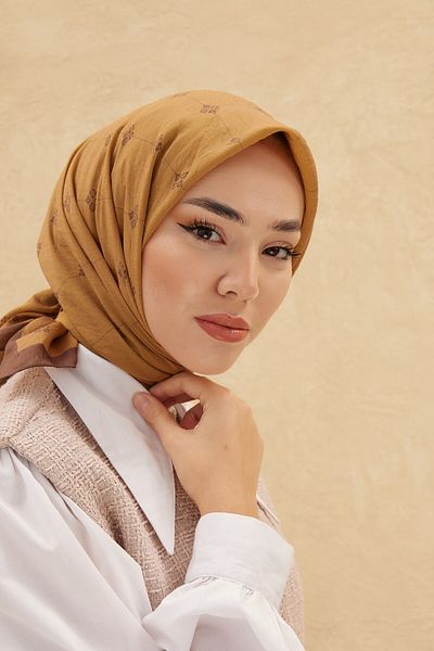 Silk Home Φουλάρι Olinda με μοτίβο μεταξωτό