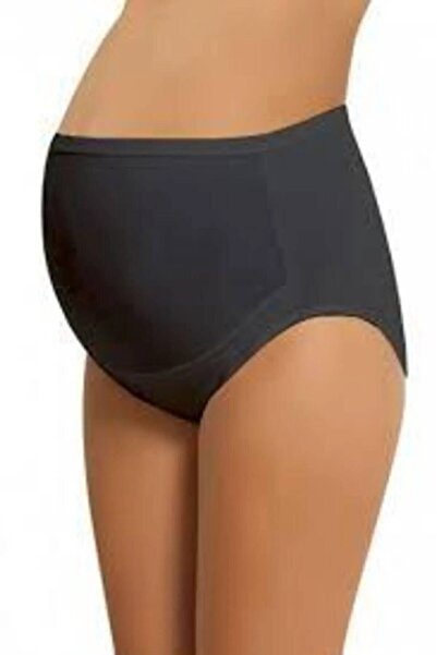 İmer Çamaşır Black Imer Modal Maternity Panties