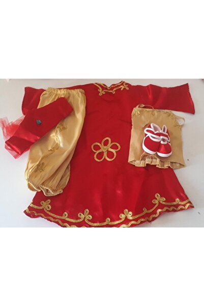 Ponpon Baby Mevlütlük Kız Bebek Bindallısı Kına Elbisesi