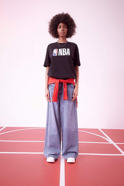 DeFacto Μπλουζάκι NBA Boxy Fit κοντομάνικο 100% βαμβάκι Z9313az23sp