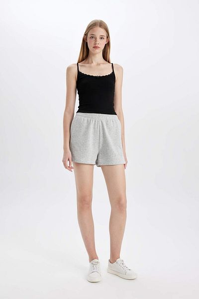 DeFacto Shorts mit normaler Passform – Sweatshirtstoff