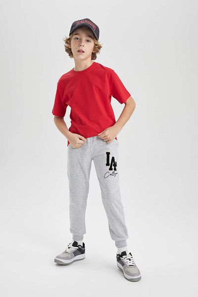 DeFacto Boy's Crew Neck Short Sleeve T-Shirt K1687a623sm