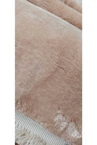 Sarar Peluş Post Halı Krem Cappuccino 120x180