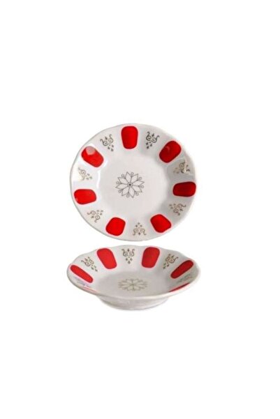 YDGR Turkish Coffee Model Classic Tea Cup Plate 12 Pieces Melamine Tea Plate,...