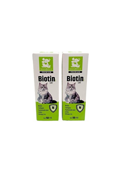 Nanbell 2 Kutu Kediler İçin Biotin/Kolajen/Omega 3-6 50 ml