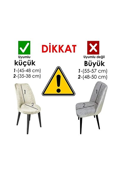 kanway Oval Sandalye Kılıfı Retro Sandalye Örtüsü lastikli jakarlı Çubukdesen (küçük Boy) 1 adet